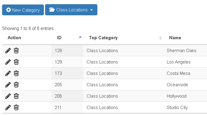 Class Locations