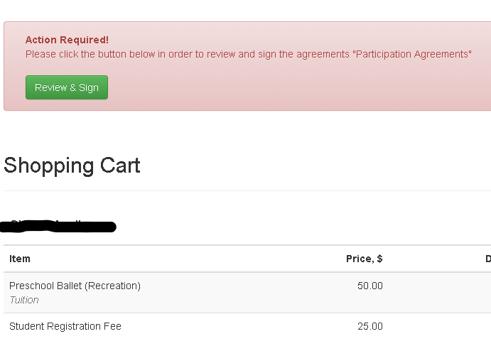 Review and Sign with E-Signature
