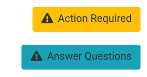 Alerts for signing waiver and answering poll questions