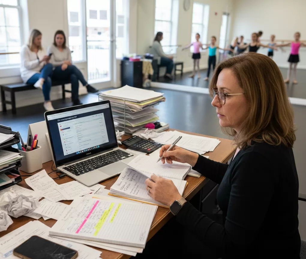 Dance Studio Manager software reduces manual dance studio management errors