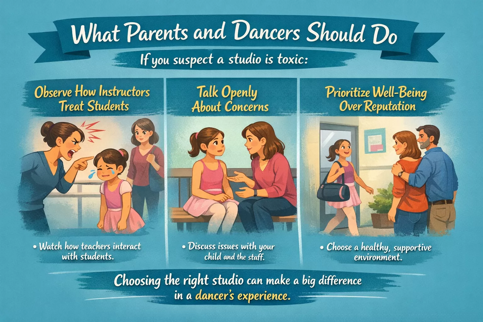 What Parents and Dancers Should Do